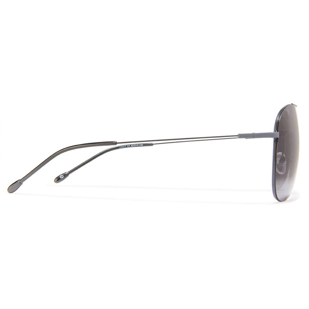 John Jacobs Computer Glasses Gray Full Rim Aviator right side