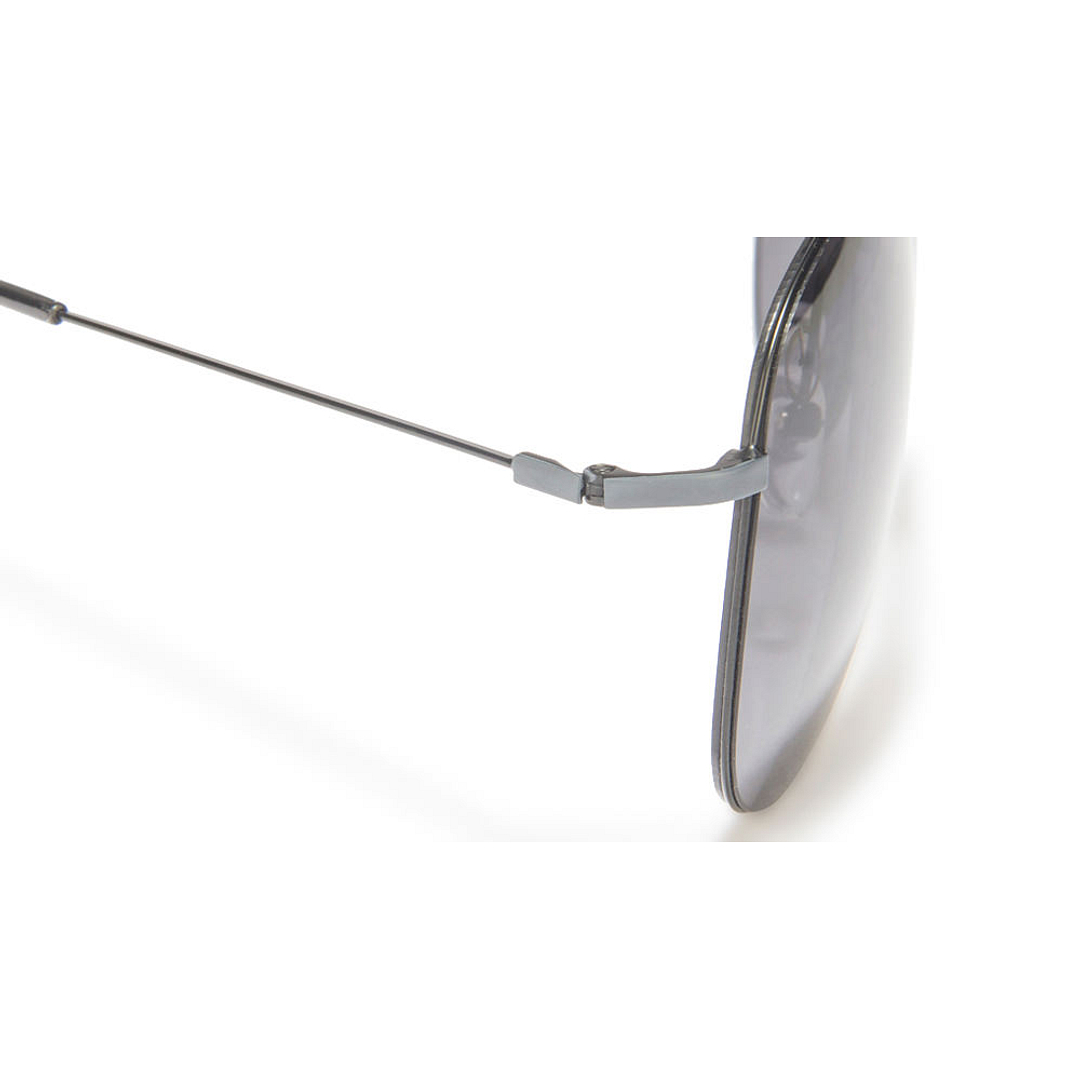 John Jacobs Computer Glasses Gray Full Rim Aviator right side