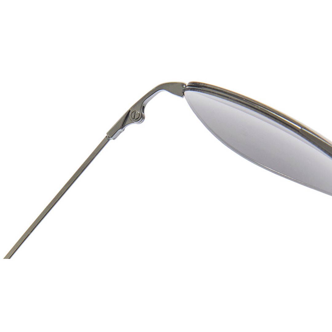 John Jacobs Computer Glasses Gray Full Rim Aviator left side