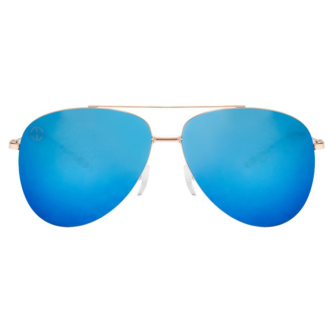 John Jacobs Computer Glasses Gold Full Rim Aviator left side