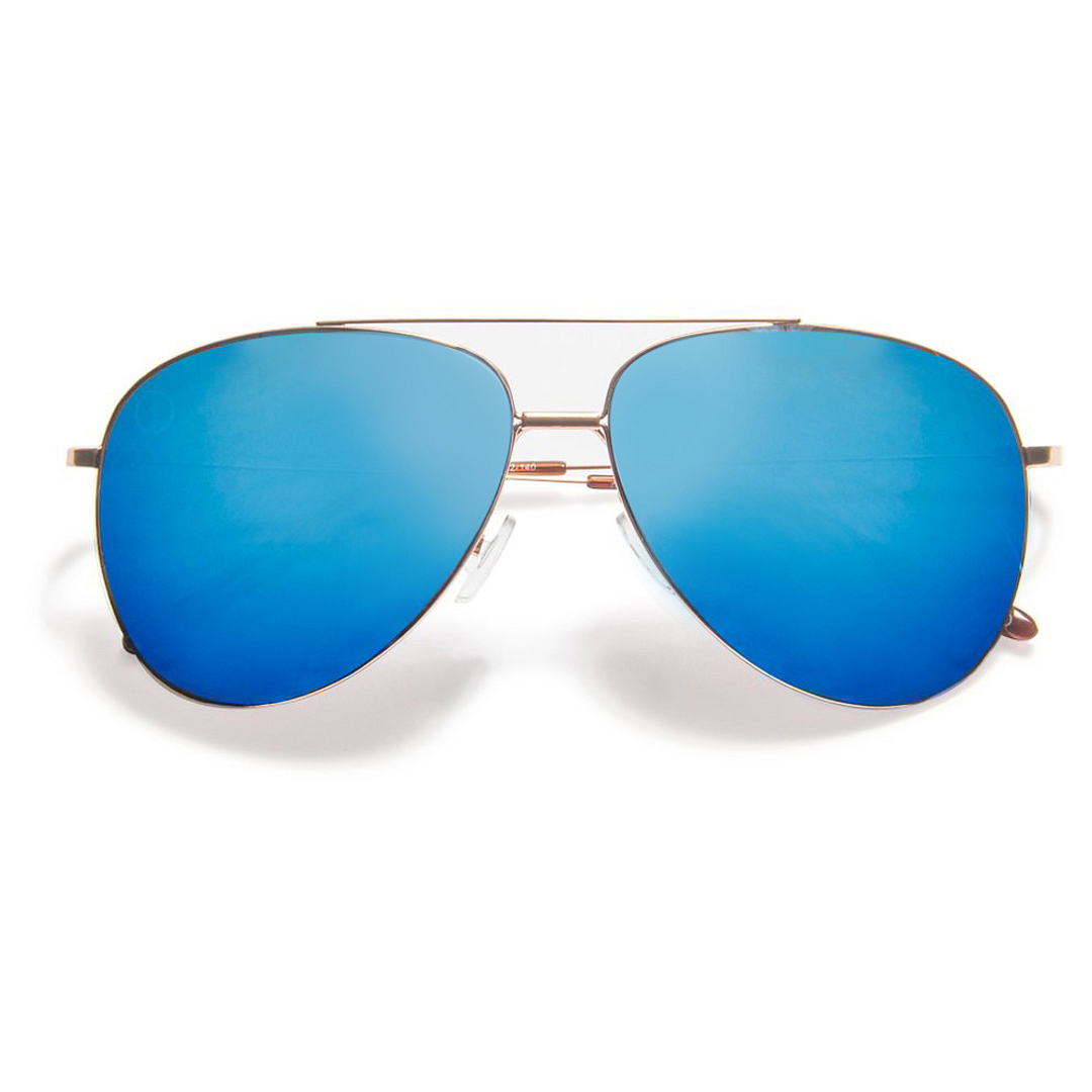 John Jacobs Computer Glasses Gold Full Rim Aviator left side