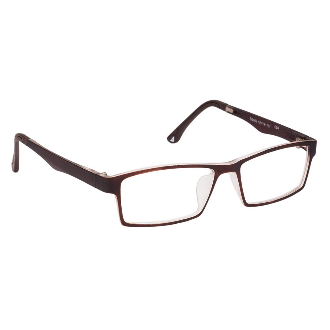 Lenskart Lenskart TOI Special: Lenskart Air: Dark Brown Transparent Full Rim Rectangle Lenskart TOI Special OTHERS SG009- left side