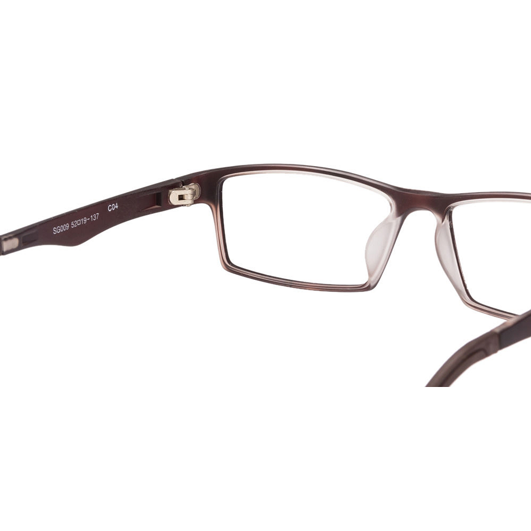 Lenskart Lenskart TOI Special: Lenskart Air: Dark Brown Transparent Full Rim Rectangle Lenskart TOI Special OTHERS SG009- left side