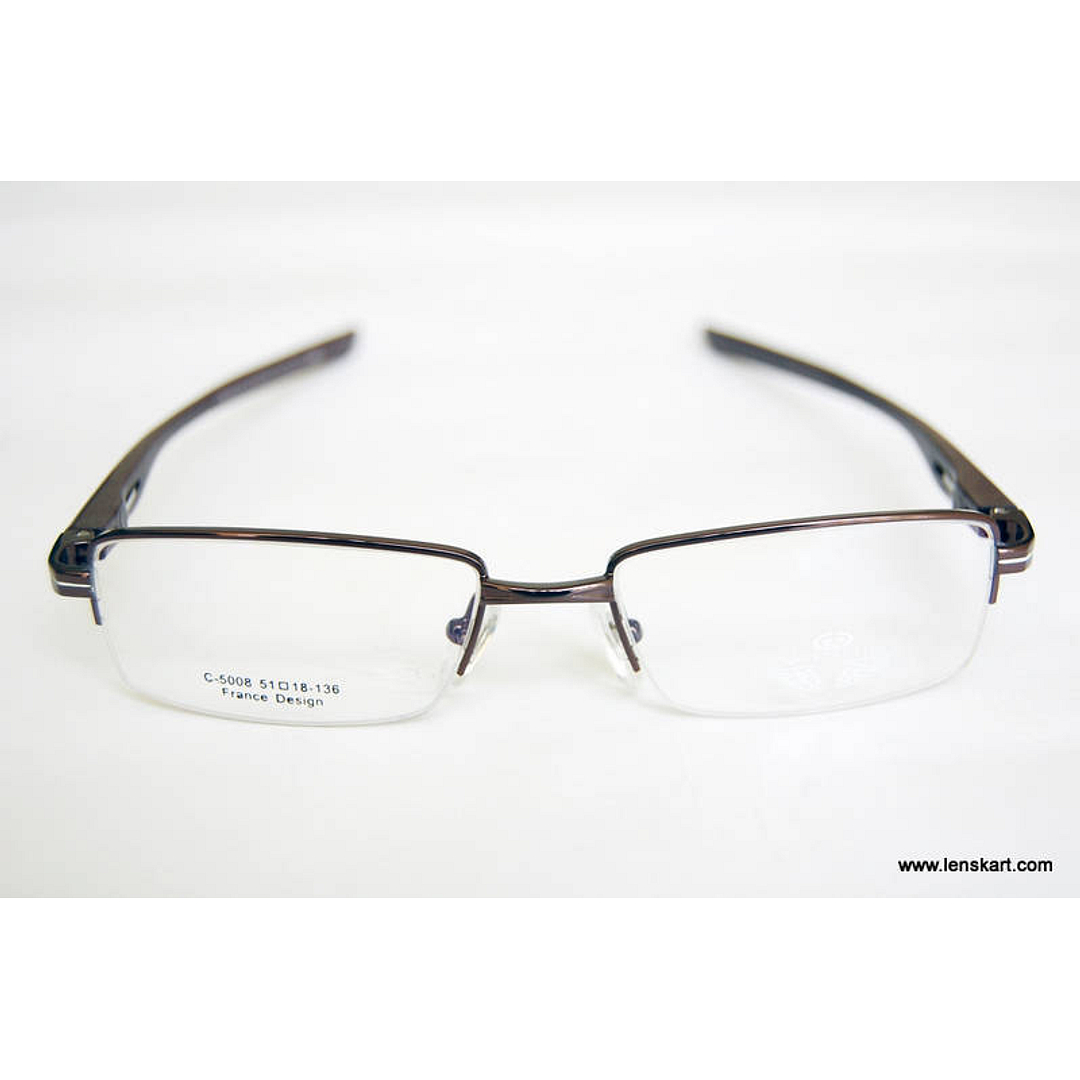 BRANDED Demi Half Rim Rectangle left side