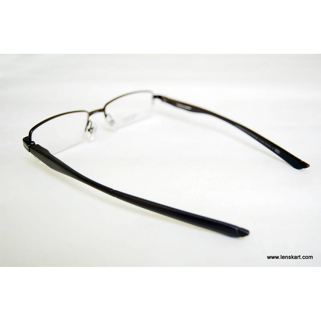 BRANDED Demi Half Rim Rectangle right side