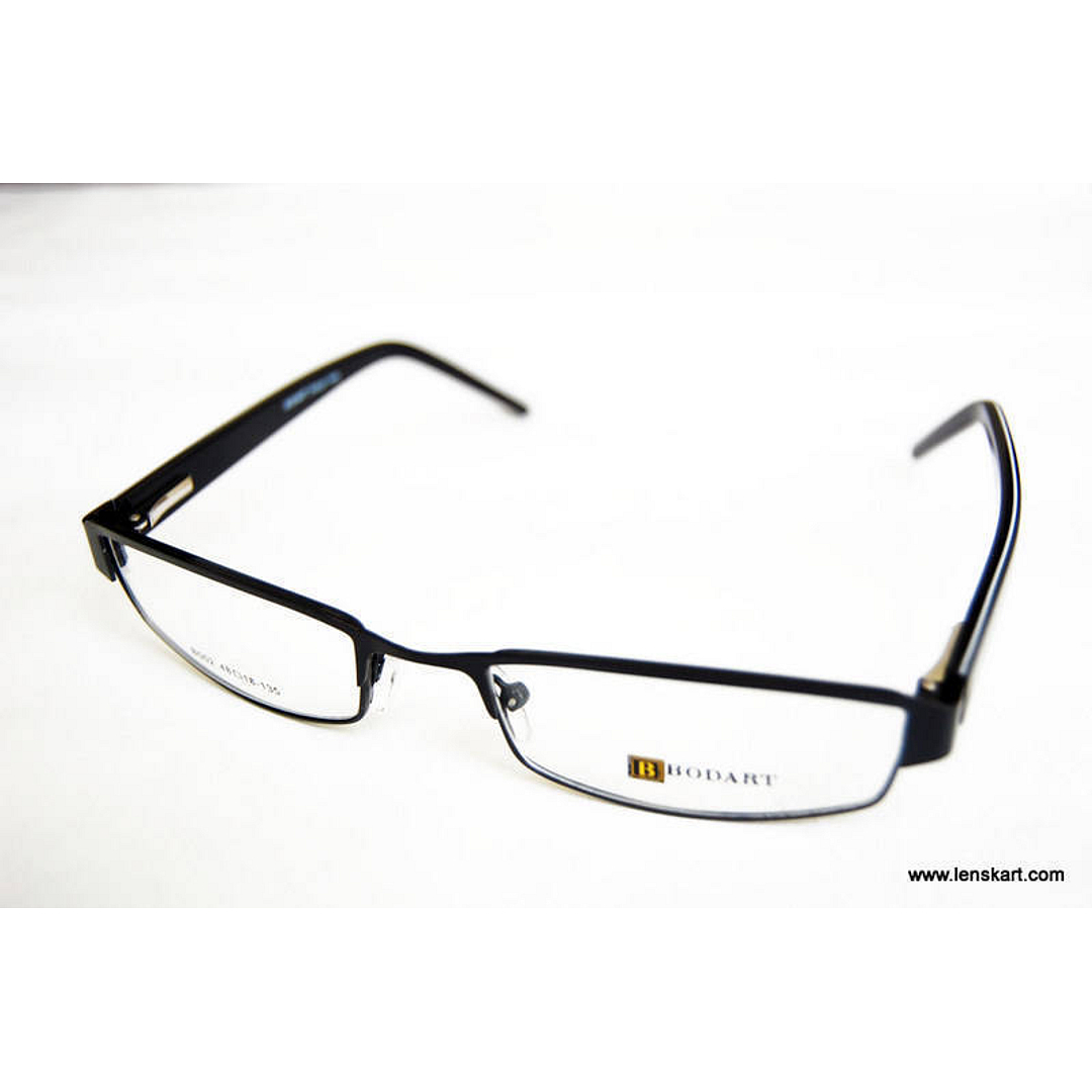 BRANDED Black Full Rim Rectangle left side