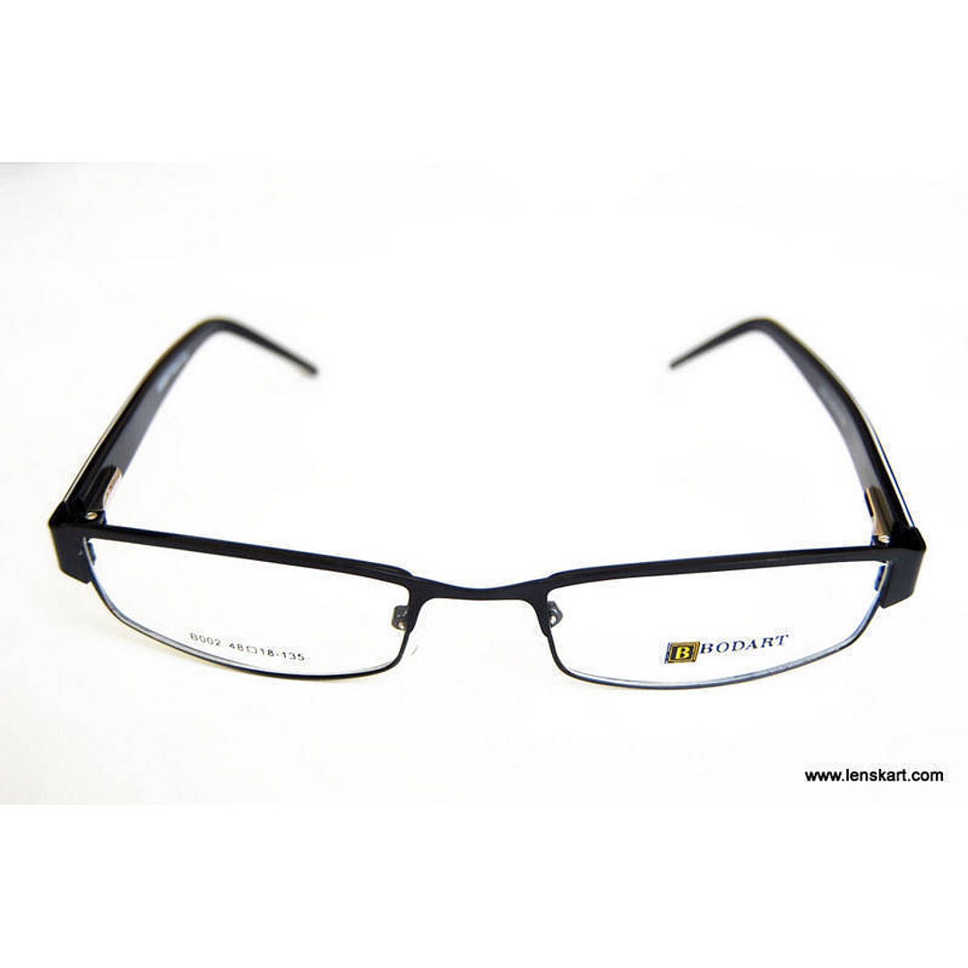 BRANDED Black Full Rim Rectangle right side