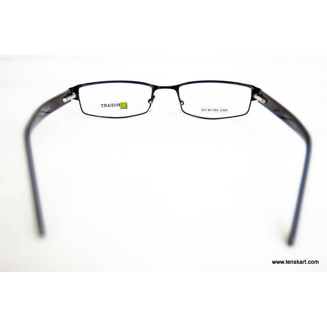 BRANDED Black Full Rim Rectangle left side