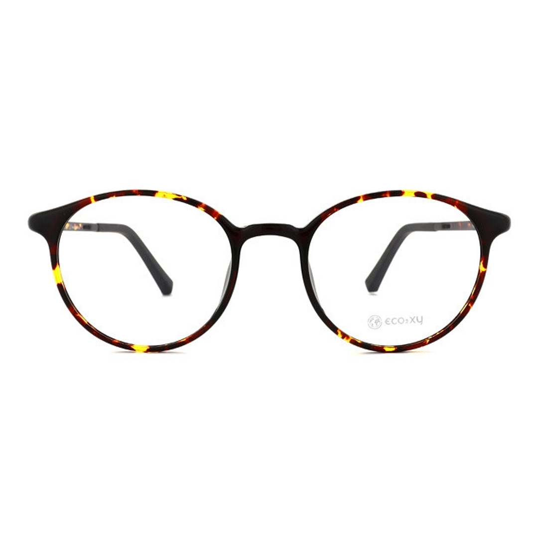 OWNDAYS | ESSENTIAL Brown Demi Full Rim Boston right side