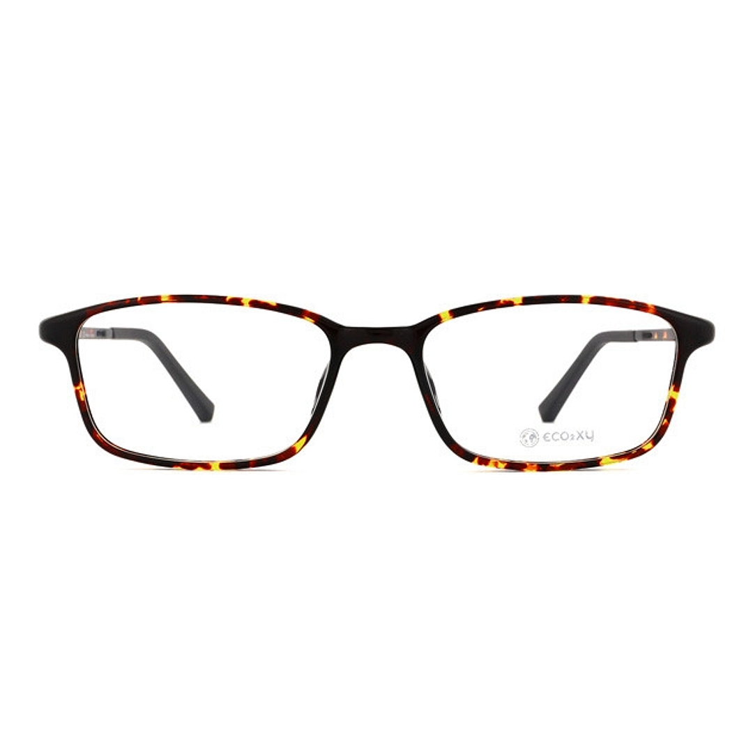 OWNDAYS | ESSENTIAL Brown Demi Full Rim Rectangle right side