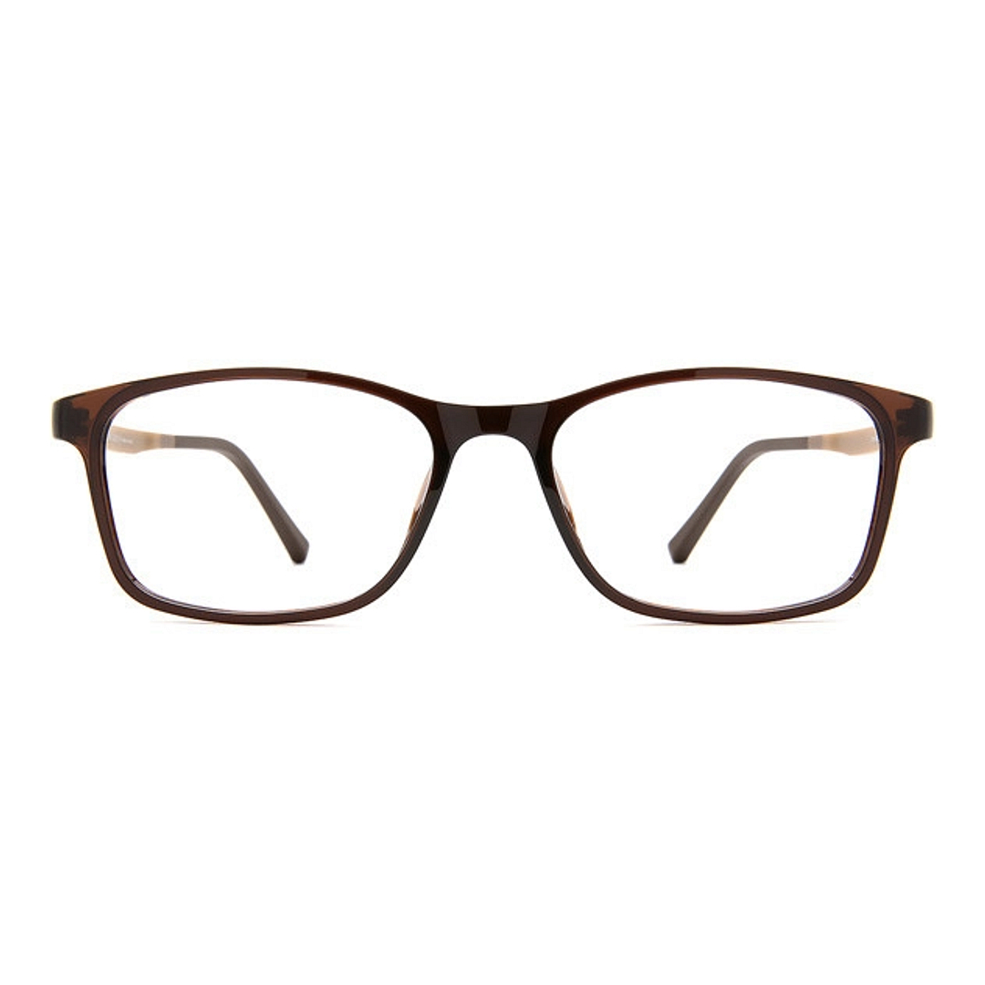 OWNDAYS | ESSENTIAL Light Brown Full Rim Rectangle right side