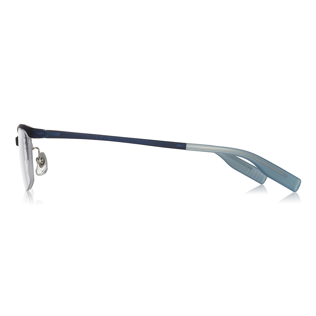 OWNDAYS | AIR Navy Blue Half Rim Rectangle left side