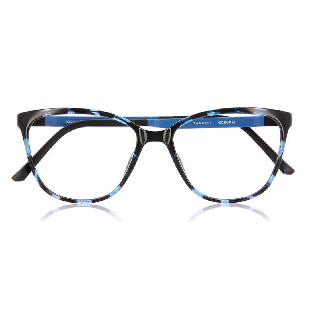 OWNDAYS | ESSENTIAL Blue Demi Full Rim Fox right side