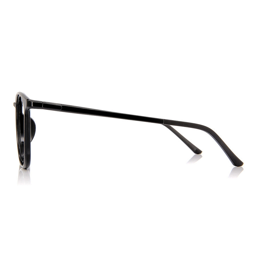 OWNDAYS | ESSENTIAL Black Full Rim Wellington left side