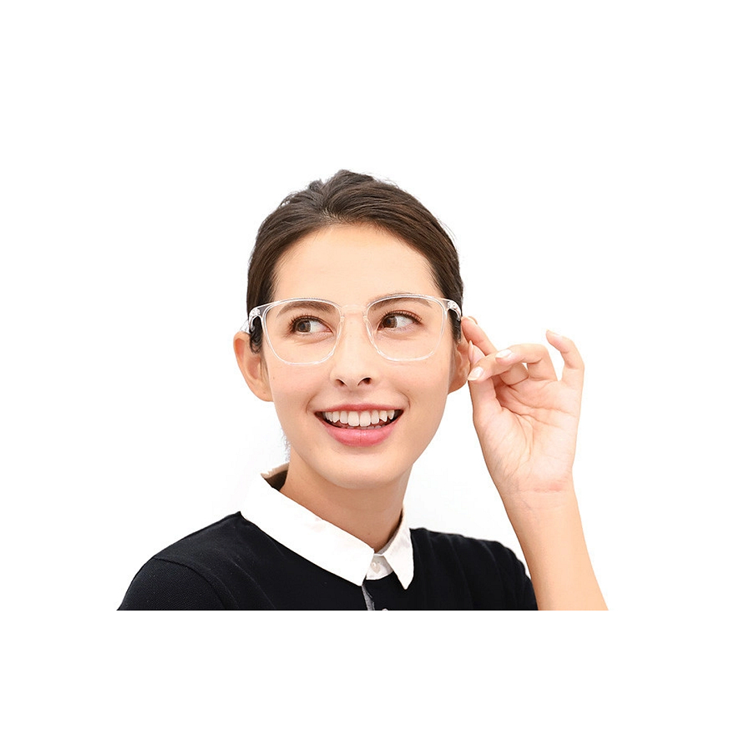 OWNDAYS | ESSENTIAL Light Brown Full Rim Wellington left side