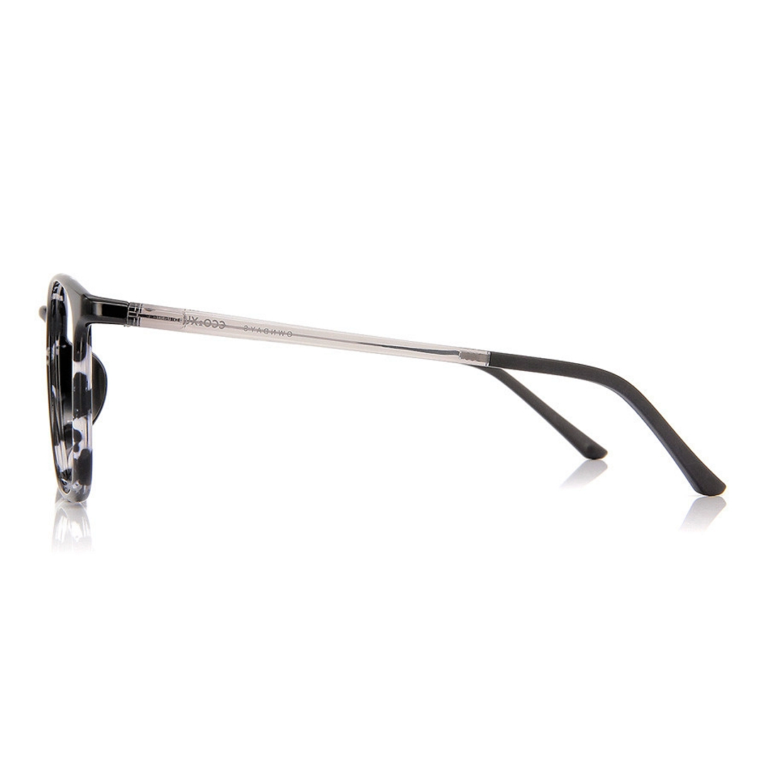 OWNDAYS | ESSENTIAL Light Gray Full Rim Wellington left side