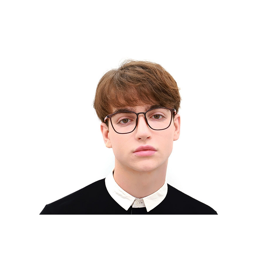 OWNDAYS | ESSENTIAL Light Gray Full Rim Wellington left side