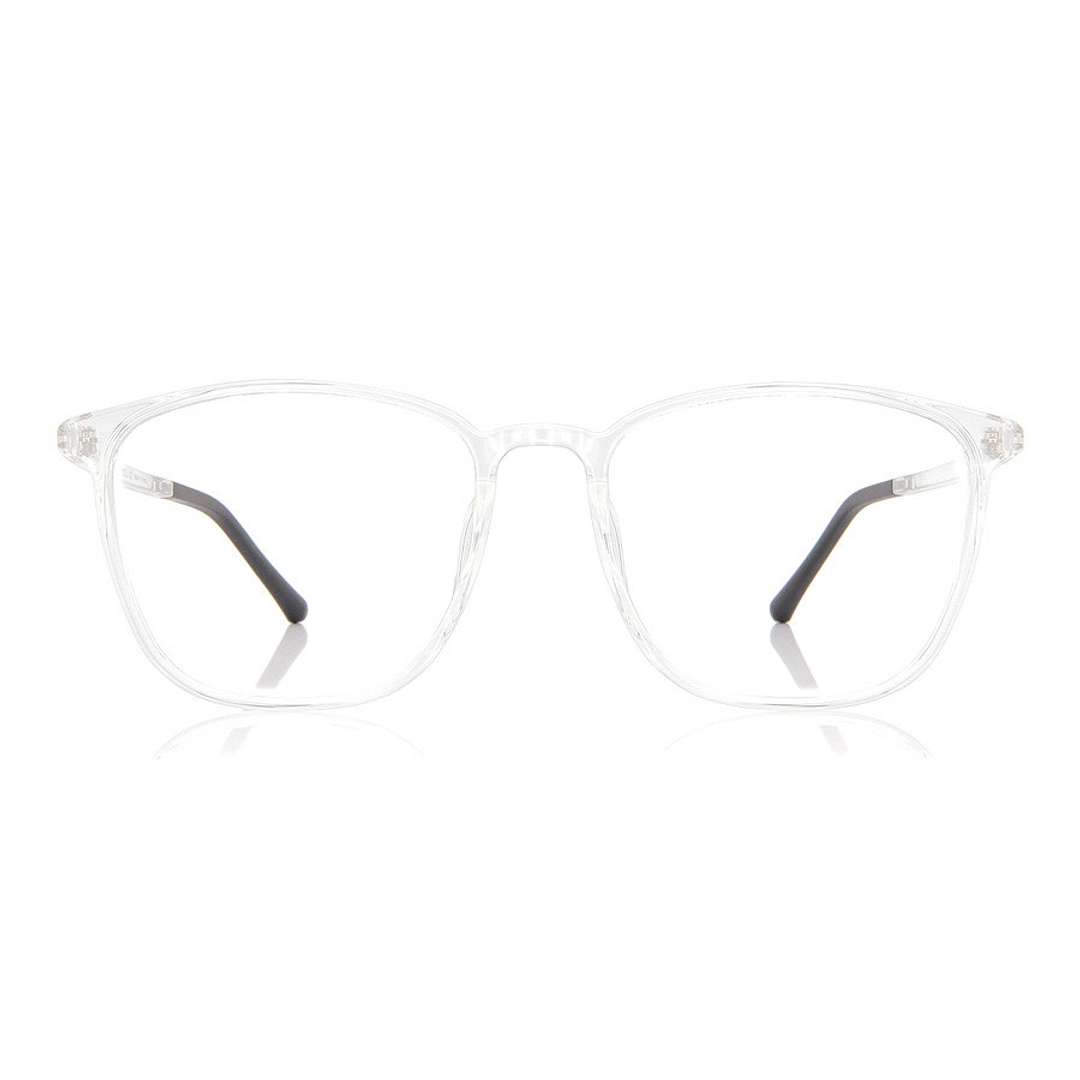 OWNDAYS | ESSENTIAL Crystal Transparent Full Rim Wellington right side