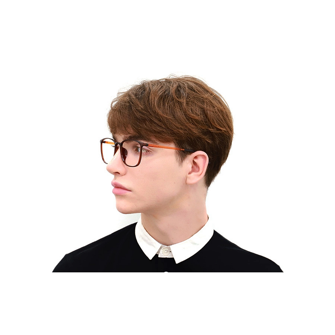 OWNDAYS | ESSENTIAL Crystal Transparent Full Rim Wellington right side