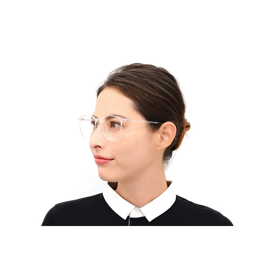 OWNDAYS | ESSENTIAL Crystal Transparent Full Rim Wellington right side