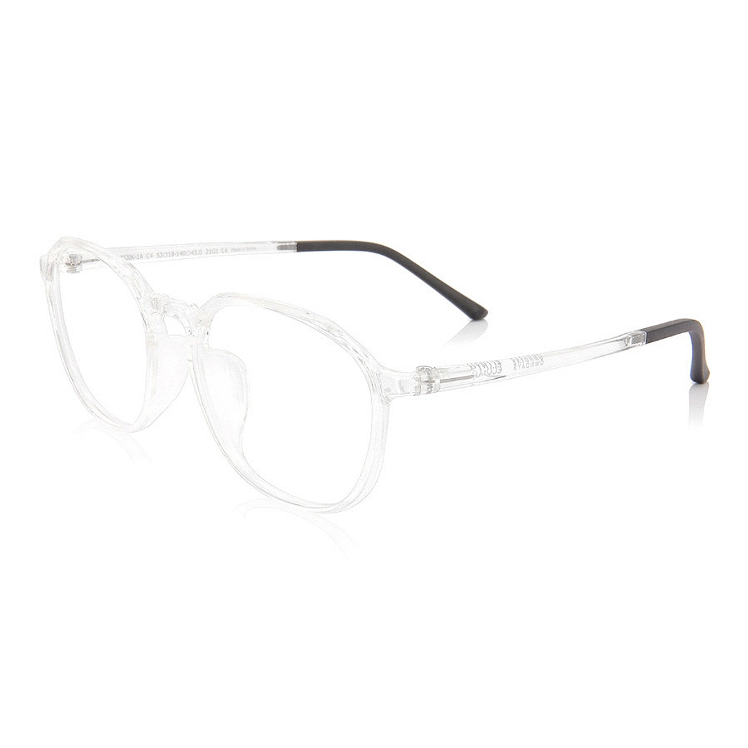 OWNDAYS | ESSENTIAL Clear Full Rim Polygon left side