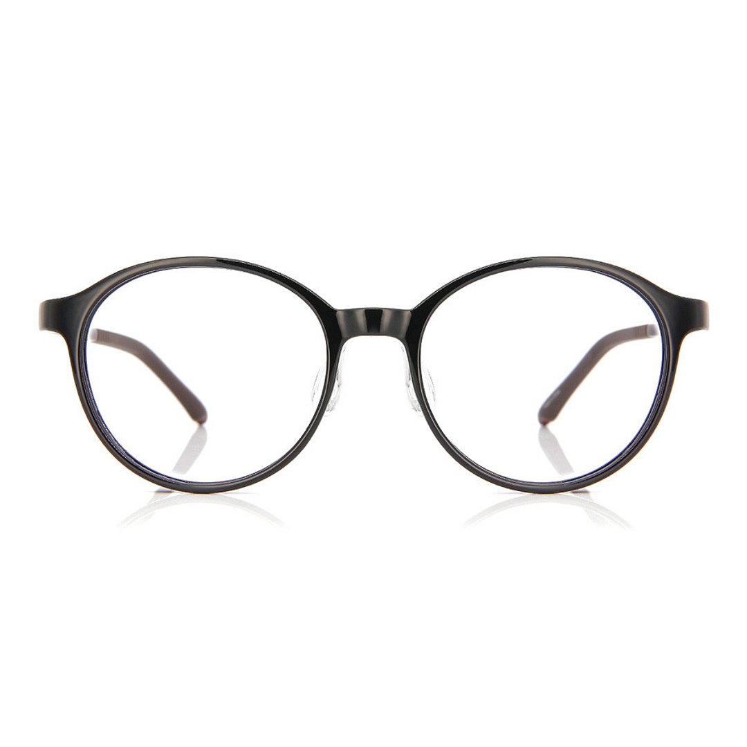 OWNDAYS | ESSENTIAL Black Full Rim Boston right side
