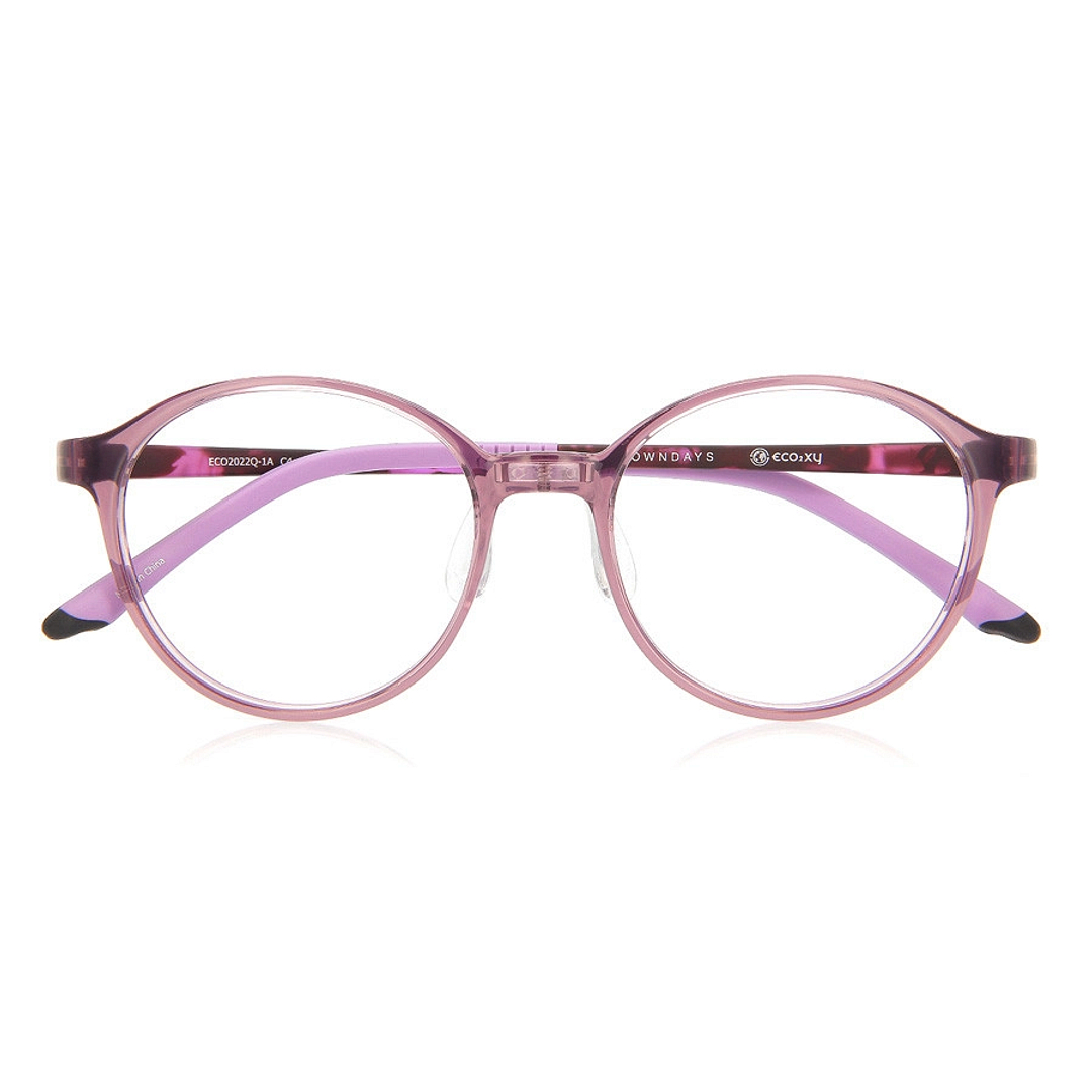 OWNDAYS | ESSENTIAL Purple Full Rim Boston right side