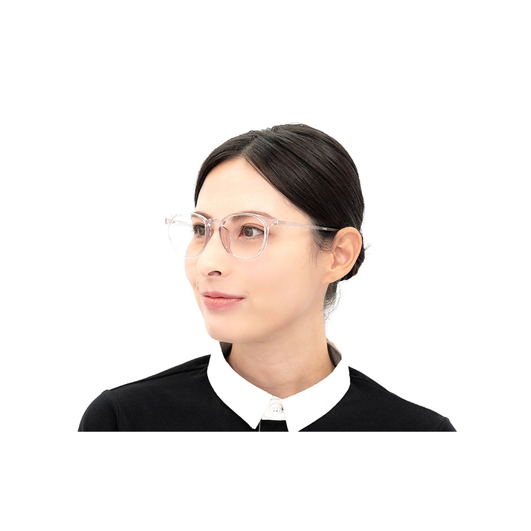 OWNDAYS | ESSENTIAL Light Gray Full Rim Boston right side