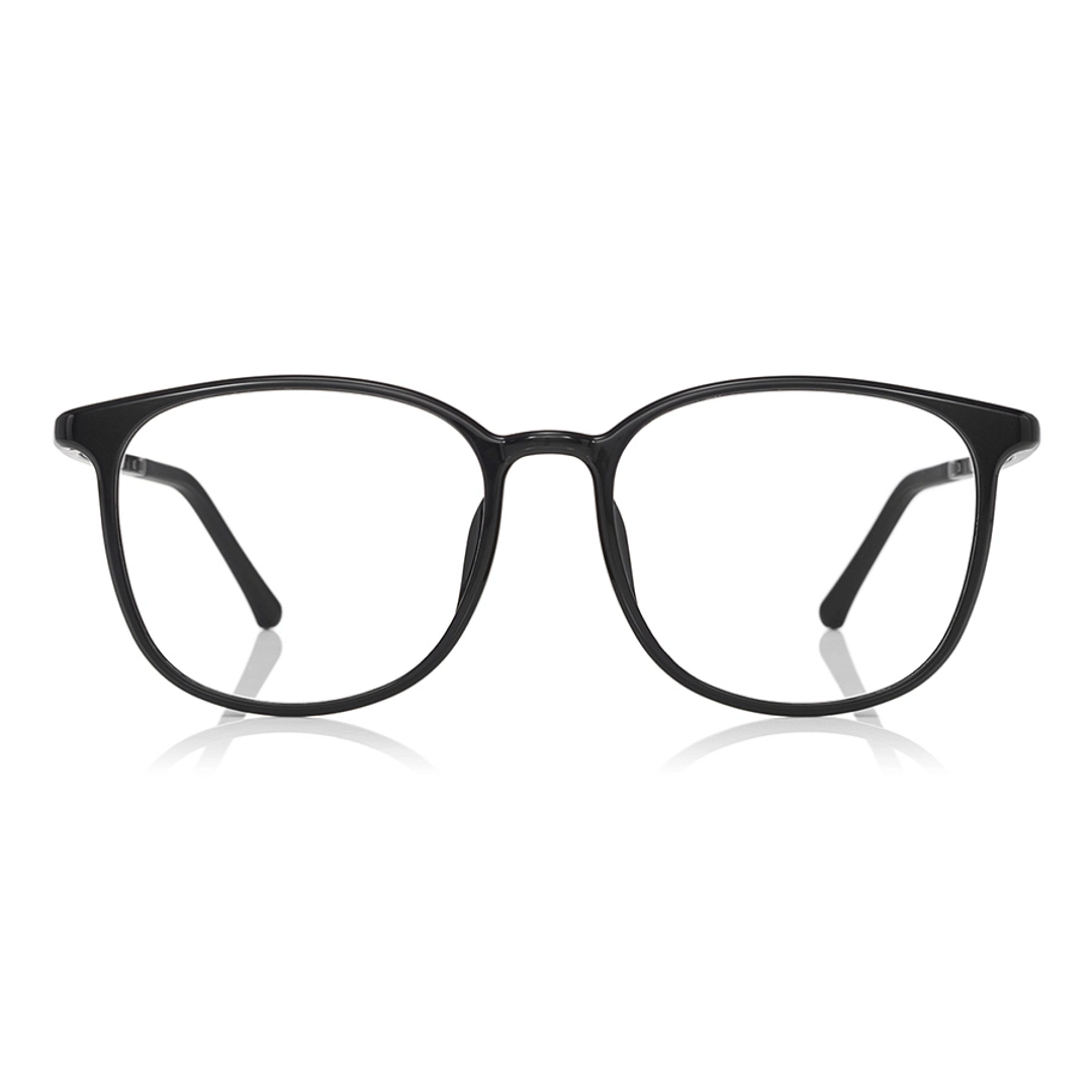 OWNDAYS | ESSENTIAL Black Full Rim Boston right side