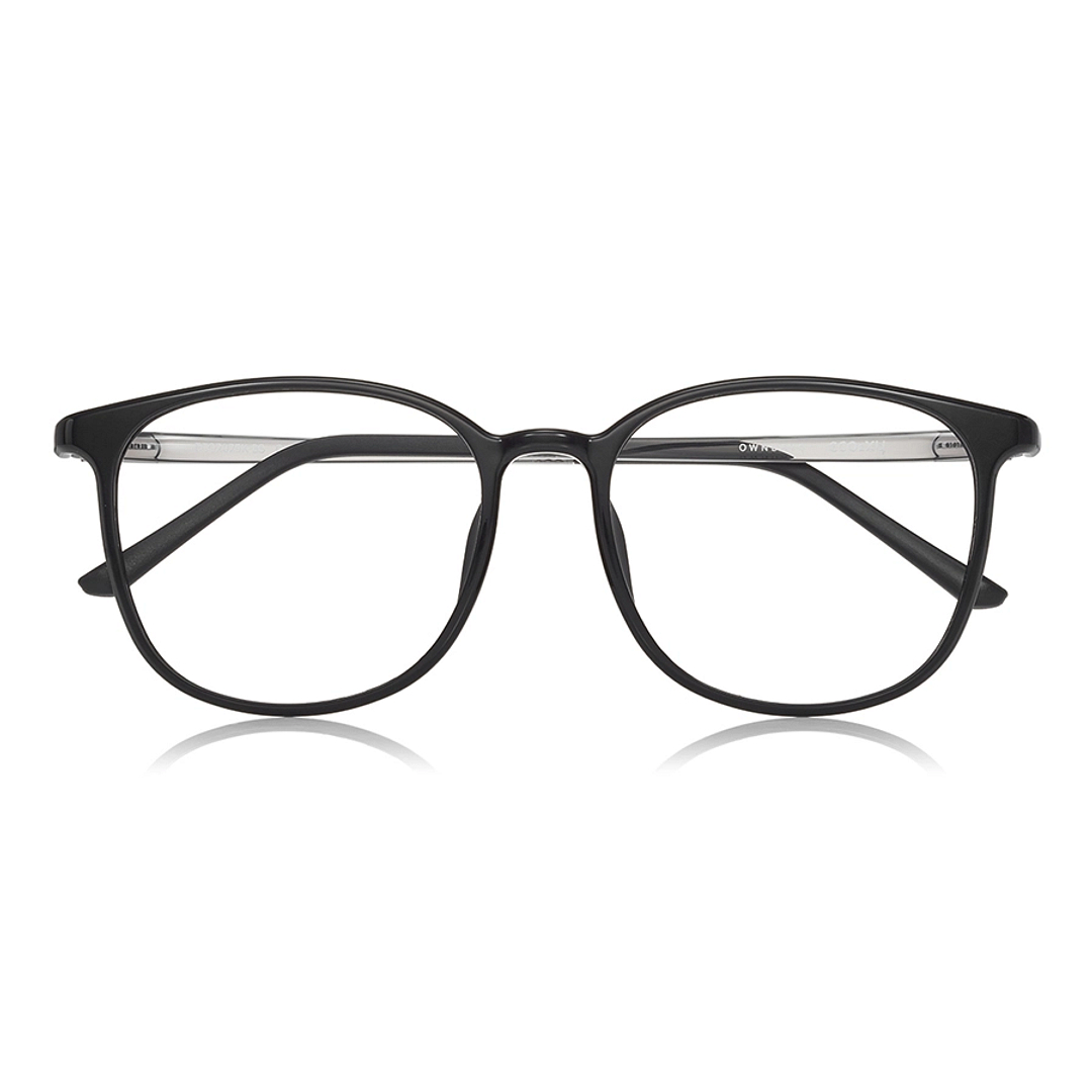 OWNDAYS | ESSENTIAL Black Full Rim Boston right side