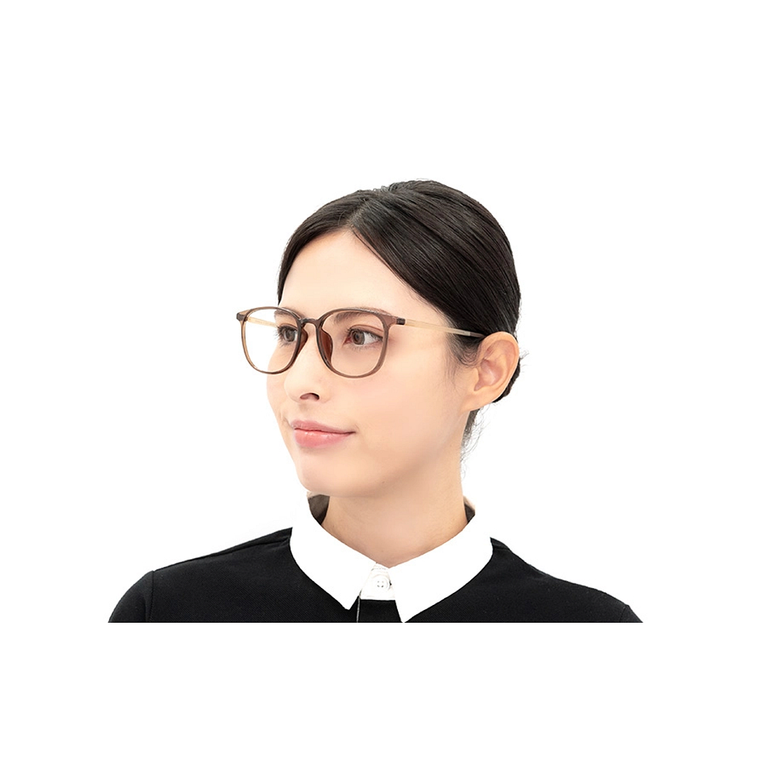 OWNDAYS | ESSENTIAL Black Full Rim Boston right side