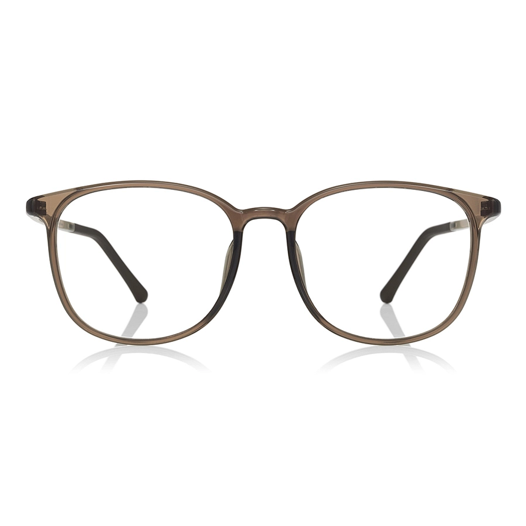 OWNDAYS | ESSENTIAL Light Brown Full Rim Wellington right side
