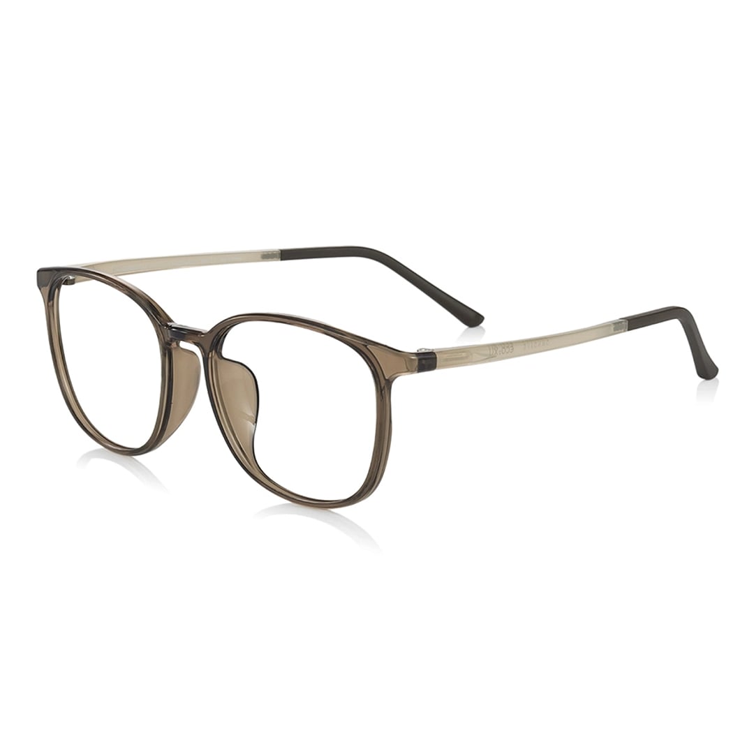 OWNDAYS | ESSENTIAL Light Brown Full Rim Wellington left side