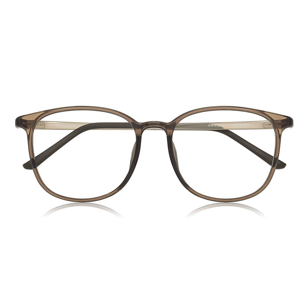 OWNDAYS | ESSENTIAL Light Brown Full Rim Wellington right side