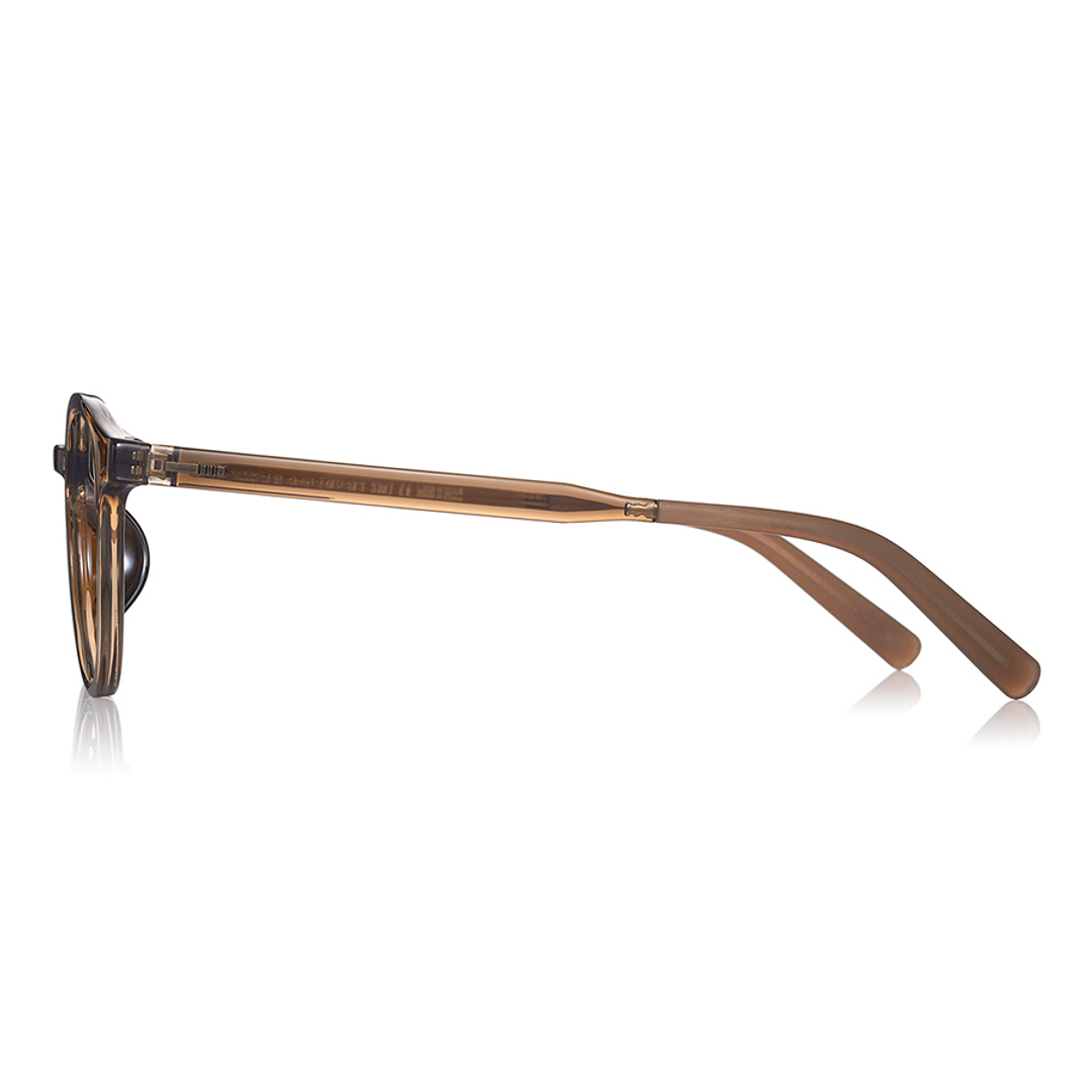OWNDAYS | ESSENTIAL Light brown Full Rim Boston left side