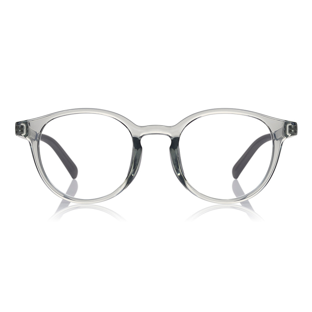 OWNDAYS | ESSENTIAL Crystal Transparent Full Rim Boston right side