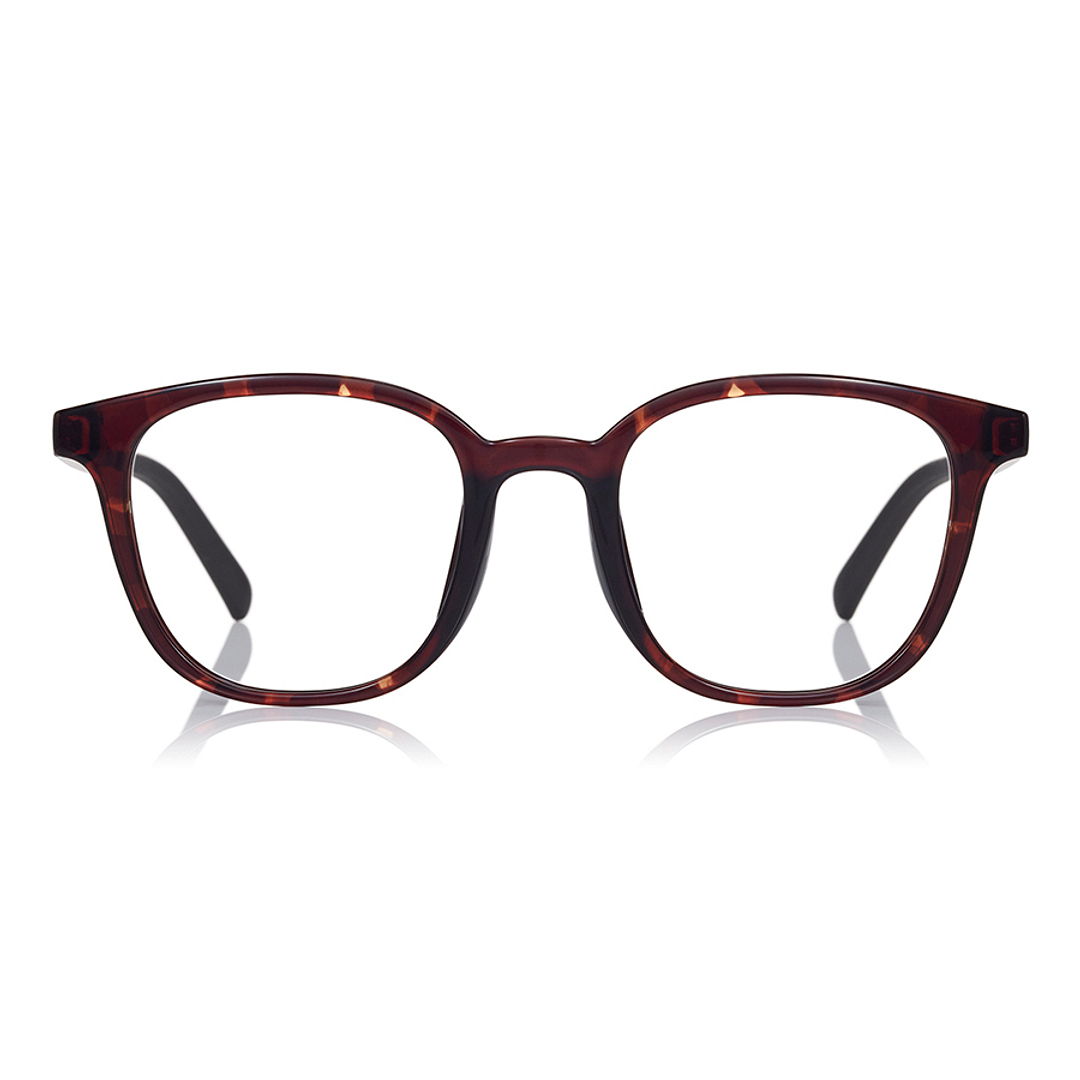 OWNDAYS | ESSENTIAL Brown Demi Full Rim Wellington right side