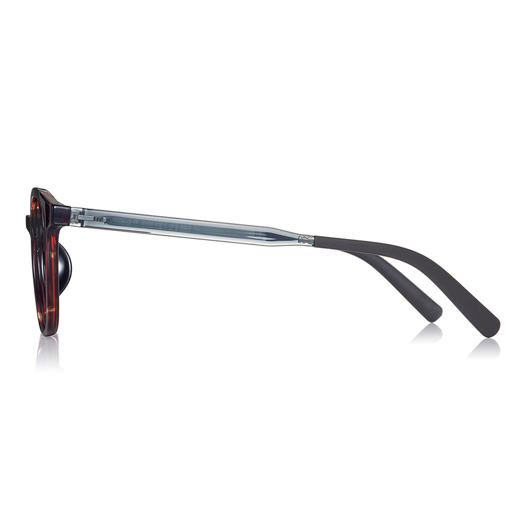 OWNDAYS | ESSENTIAL Brown Demi Full Rim Wellington left side