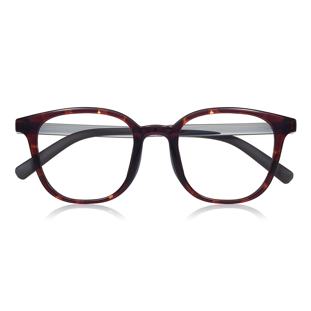OWNDAYS | ESSENTIAL Brown Demi Full Rim Wellington right side