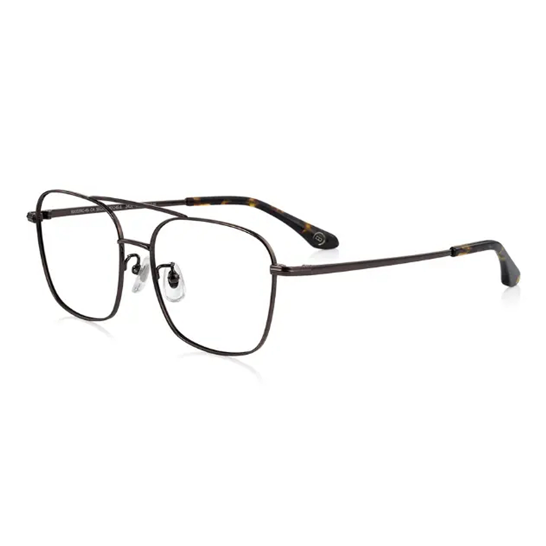 OWNDAYS | ESSENTIAL Light Brown Full Rim Wellington left side