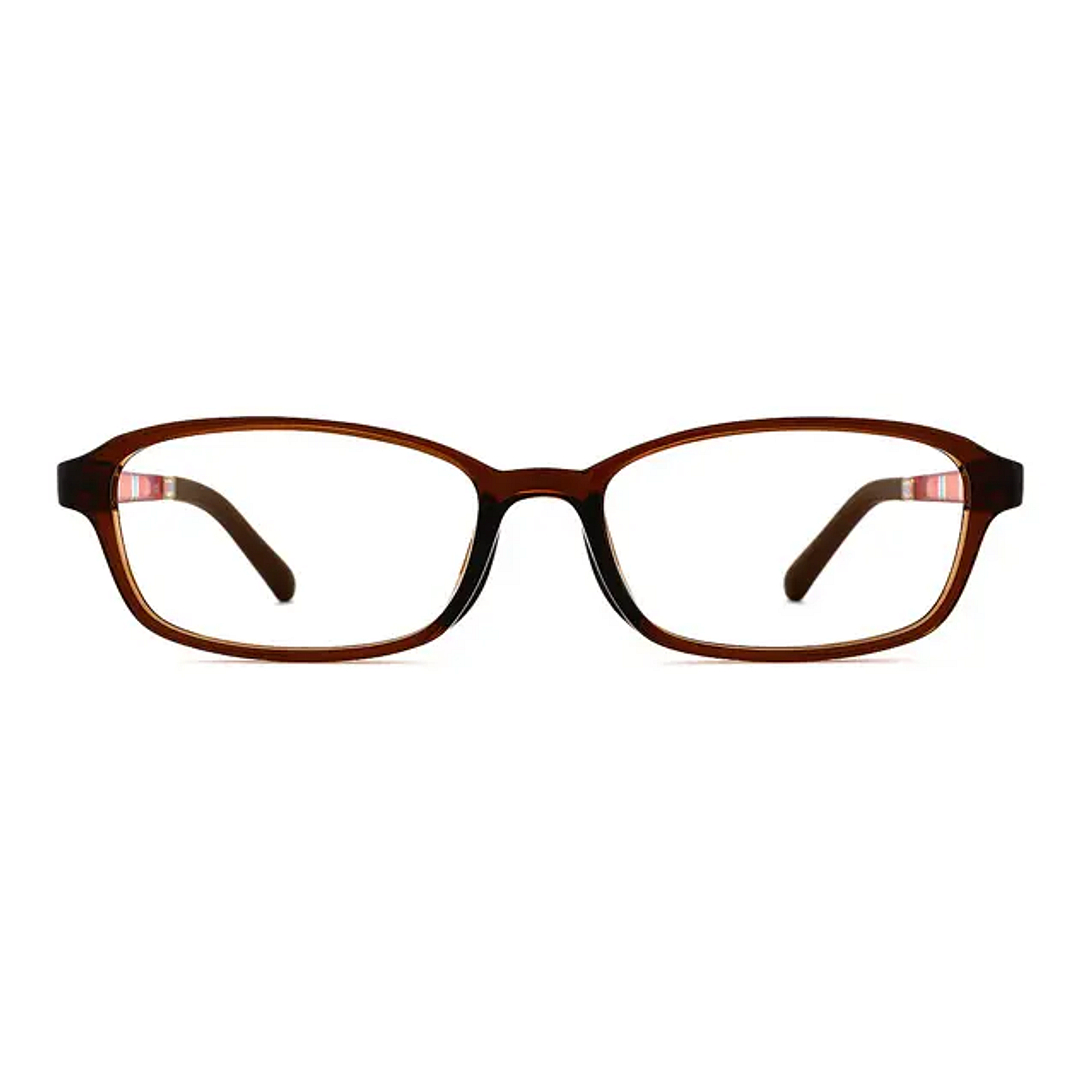 OWNDAYS | ESSENTIAL Dark Brown Full Rim Rectangle right side