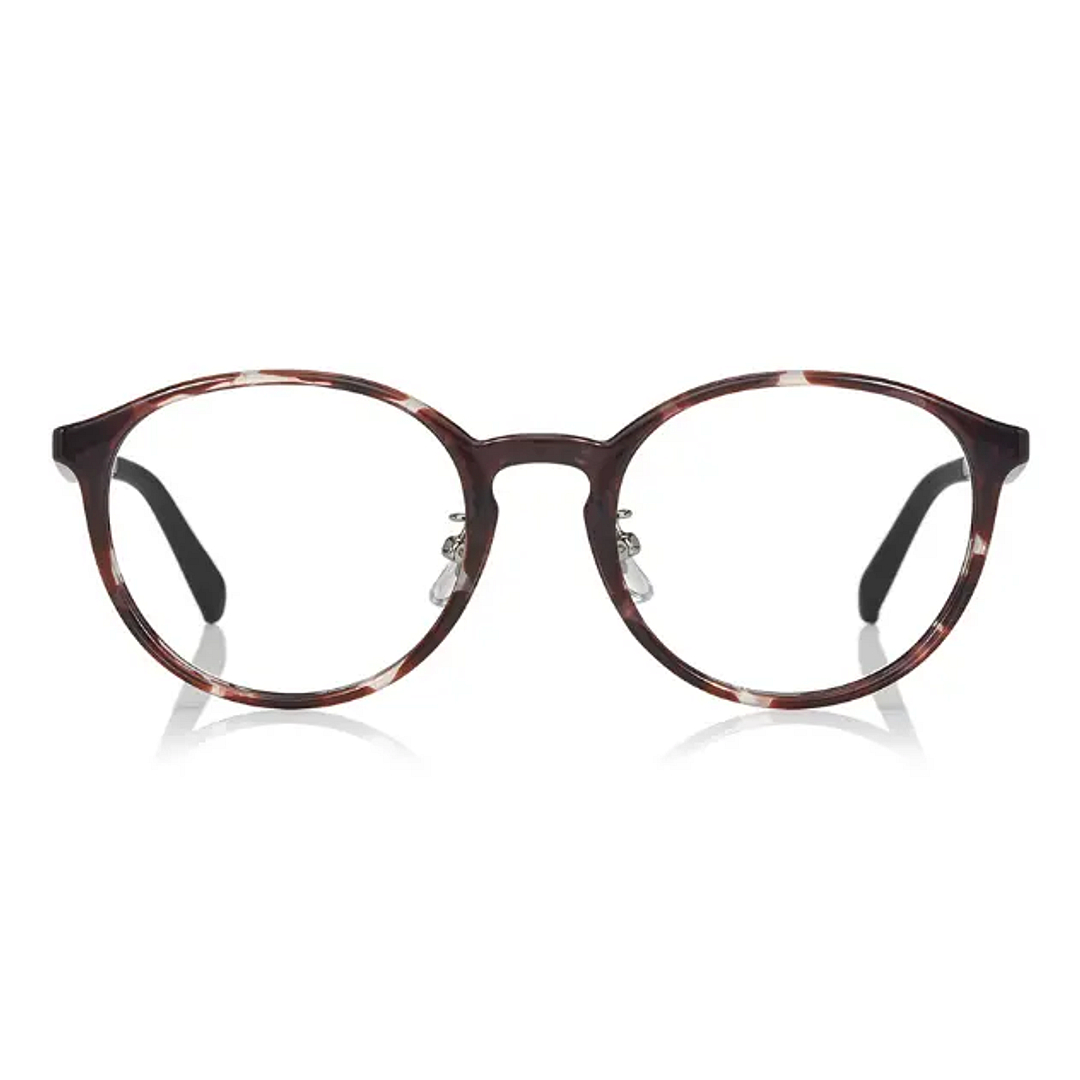 OWNDAYS | ESSENTIAL Brown Demi Full Rim Boston right side