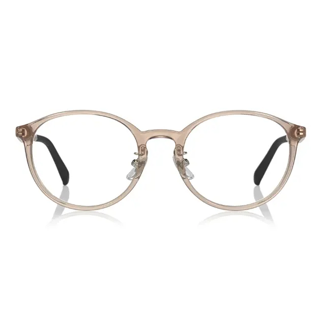 OWNDAYS | ESSENTIAL Clear Brown Full Rim Boston right side
