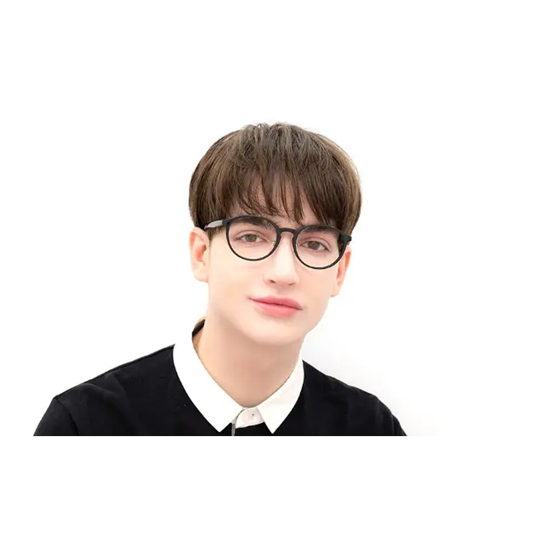 OWNDAYS | ESSENTIAL Clear Yellow Full Rim Boston left side