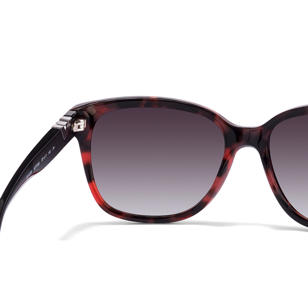 BRANDED Tortoise Full Rim Geometric left side