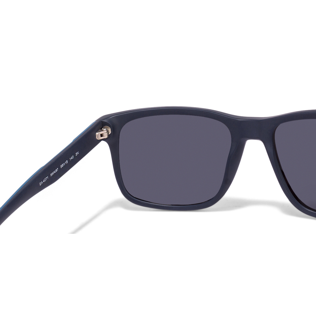 BRANDED Sky Blue Full Rim Square left side