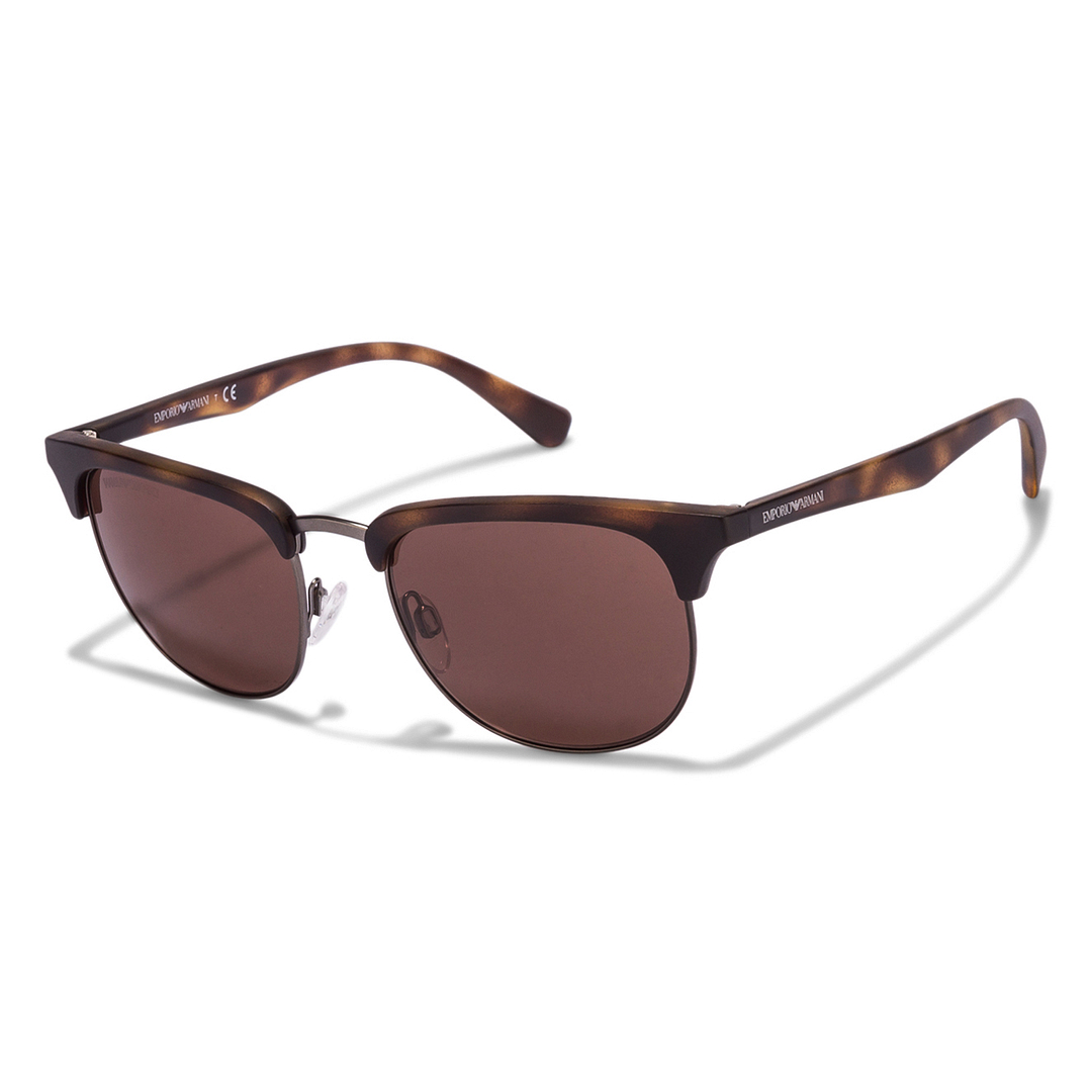 BRANDED Tortoise Full Rim Clubmaster right side