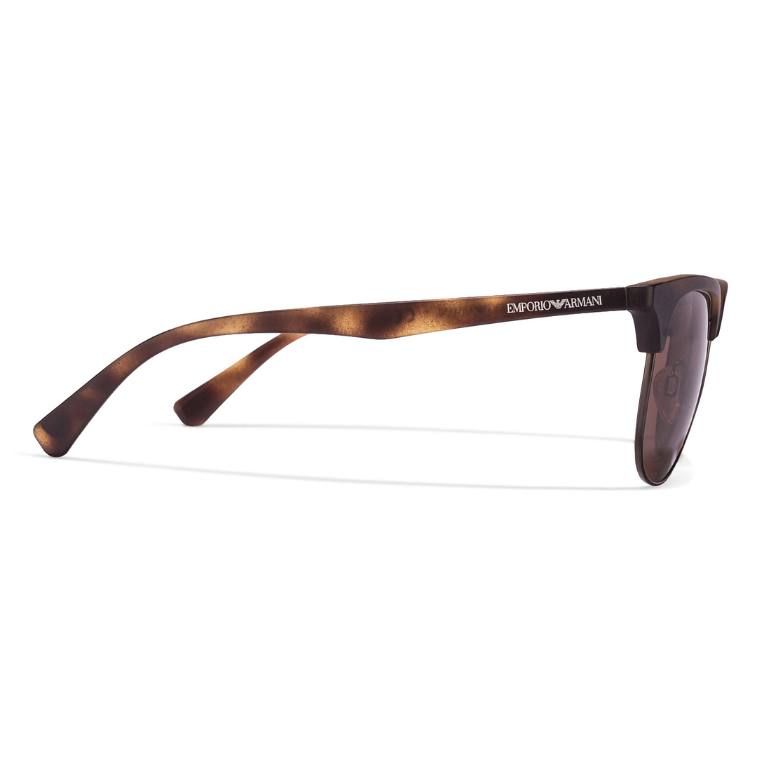 BRANDED Tortoise Full Rim Clubmaster right side
