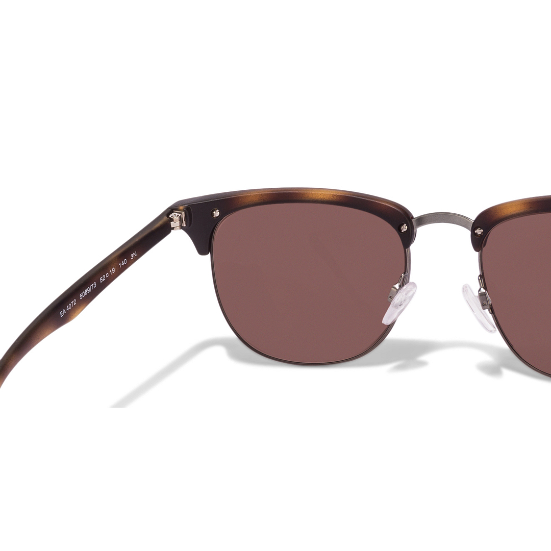 BRANDED Tortoise Full Rim Clubmaster left side