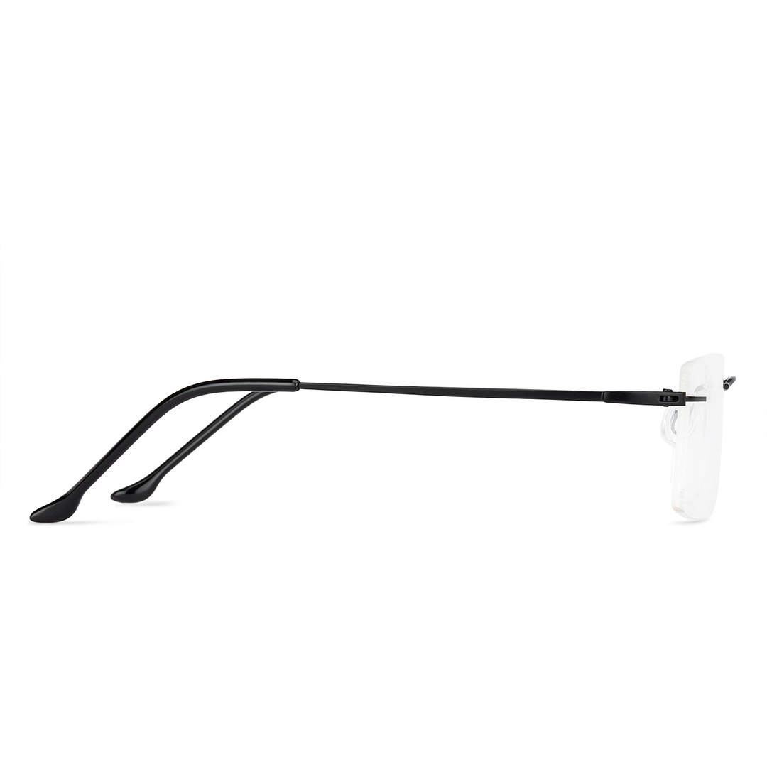 Vincent Chase Online Black Rimless Rectangle right side